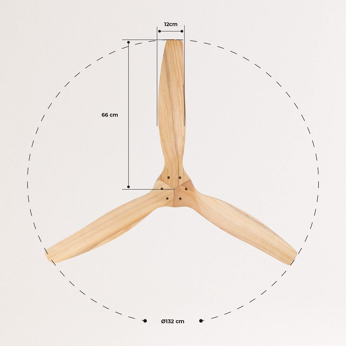 Ventilador Aeris Pino
