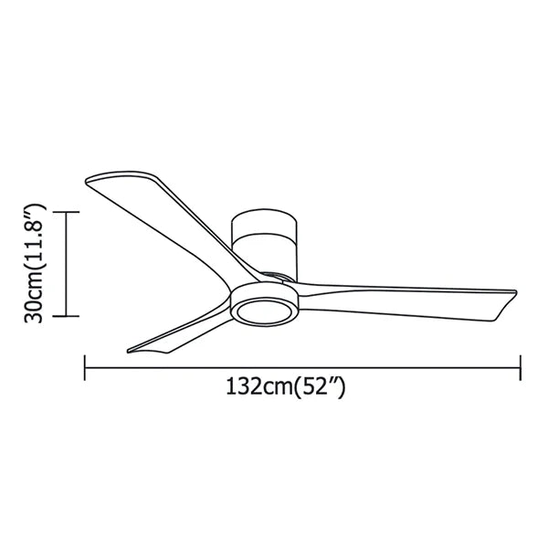 Ventilador Aura Nogal
