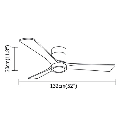 Ventilador Aura Nogal