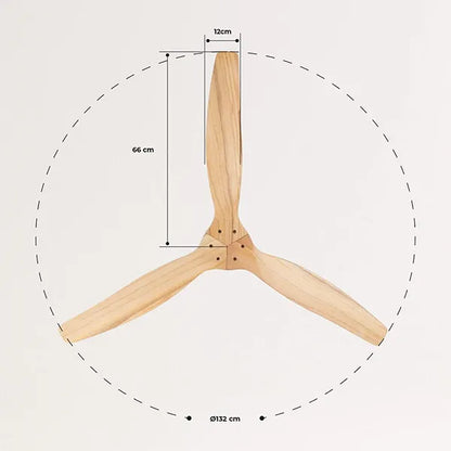 Ventilador Aeris Pino