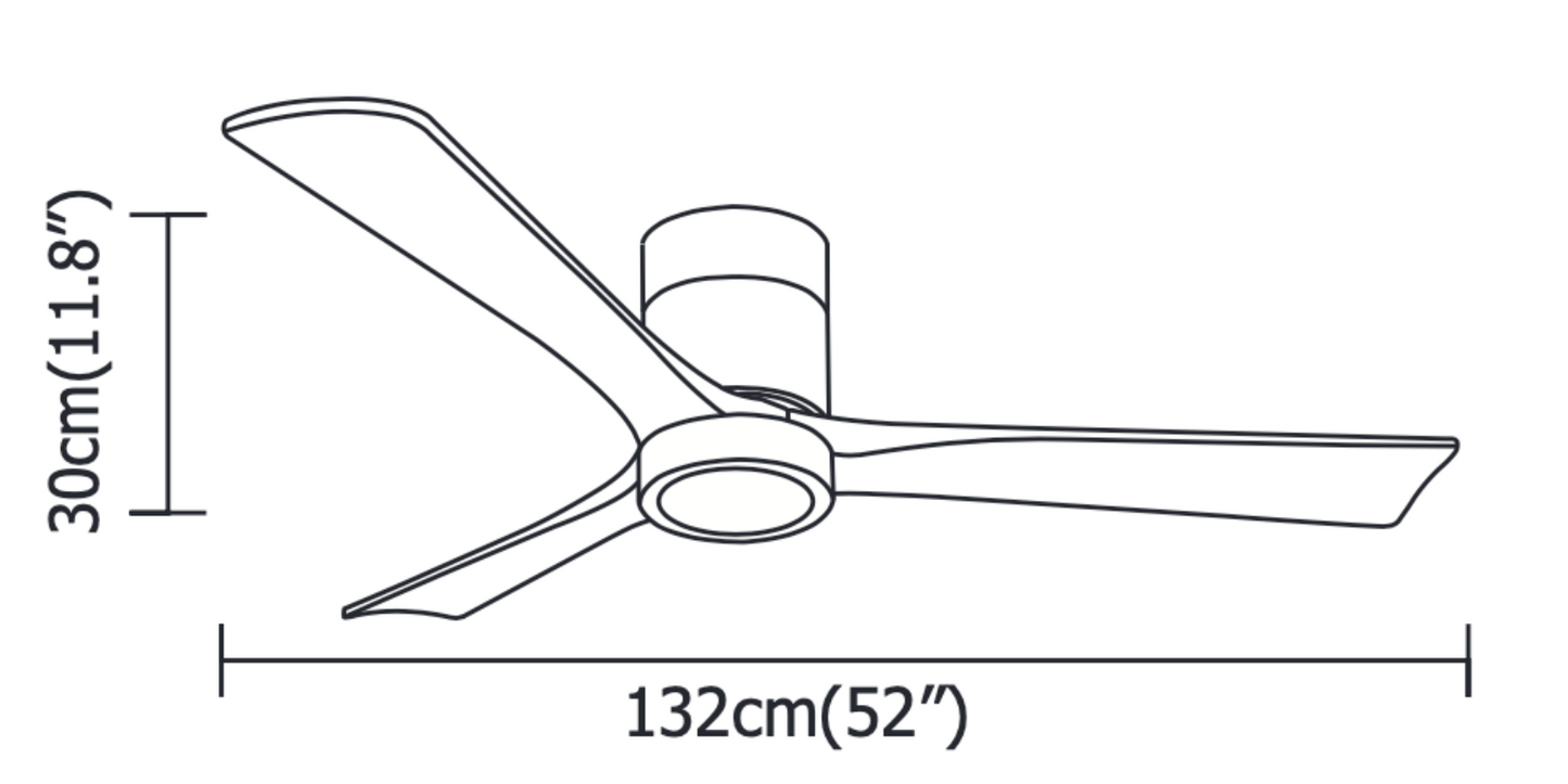 Ventilador Aura Nogal
