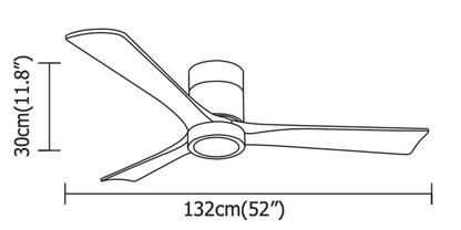Ventilador Aura Nogal
