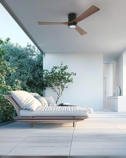 Ventilador Aura Nogal